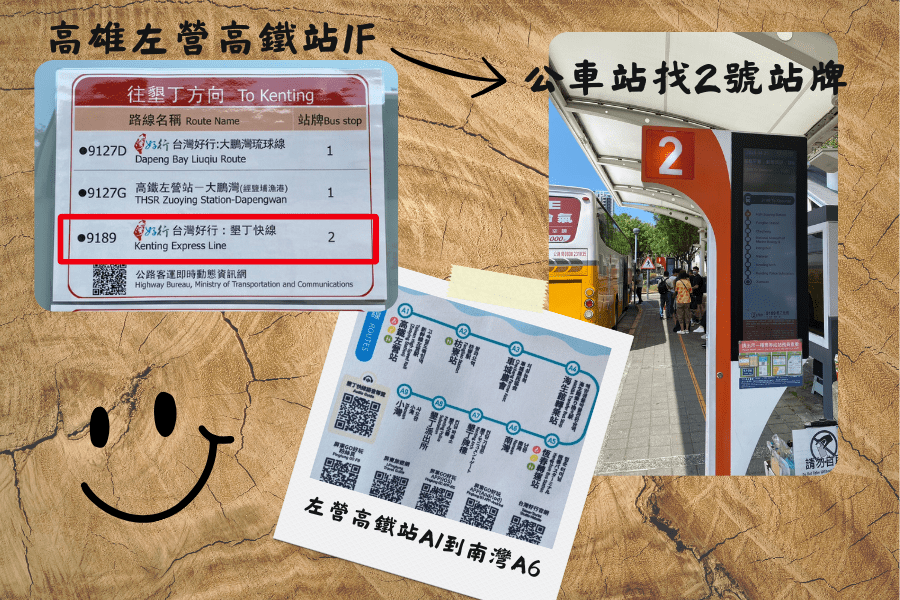 來搭客運高雄到墾丁 3 墾丁快線路線圖